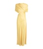 Satin Draped Gown