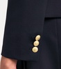 Virgin Wool Mikado-Collar Jacket