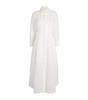 Linen-Silk Shirt Dress