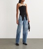 Cut-Out High-Rise Jeans