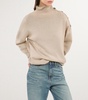 Wool-Lurex Buttoned Sweater