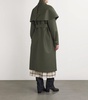 Rubber Asymmetric Trench Coat