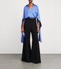 Virgin Wool Flared Trousers