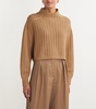Cropped Back-Buttoned Sweater