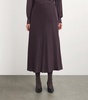 Silk Bias Midi Skirt