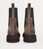 Suede Monili-Detail Chelsea Boots