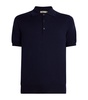 Cotton Ribbed-Trim Polo Shirt