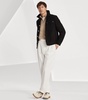 Nubuck Leather Shirt Jacket