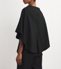 Satin Cape Arona Blouse