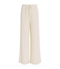 Woven Stripe Drawstring Trousers