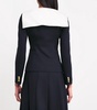 Virgin Wool Mikado-Collar Jacket