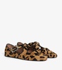 Leopard Print Criss-Cross Ballet Flats