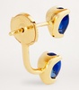 Yellow Gold and Sapphire Orbit Necklace
