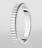 White Gold Grosgrain Wedding Band