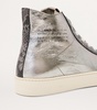 Leather Tana Metallic High-Top Sneakers