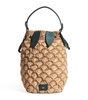 Raffia Pineapple Cross-Body Bucket Bag
