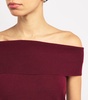 Wool-Cashmere Off-The-Shoulder Top