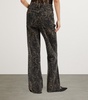 Organic Cotton-Blend Leopard Print Jeans