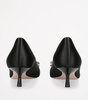Satin Bouquet Strass Buckle Pumps 45