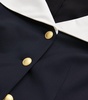 Virgin Wool Mikado-Collar Jacket