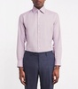 Cotton Micro-Houndstooth Shirt