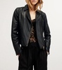 Leather Vela Biker Jacket