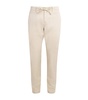 Stretch-Cotton Drawstring Trousers
