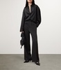 Satin Myrtle Wide-Leg  Trousers