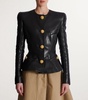 Peplum Leather Jacket