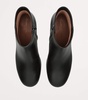 Leather Vitello Glove Ankle Boots 45