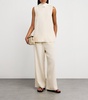 Woven Stripe Drawstring Trousers