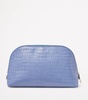 Croc-Embossed Leather Classic Wash Bag