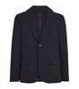 Detachable-Insert Hooded Blazer