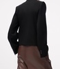 Wool-Blend Exaggerated-Sleeve Blazer