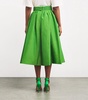 Cummerbund Midi Skirt