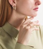 Yellow Gold and Diamond Orbit Single Earring