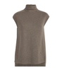 Cashmere-Blend Double-Face Top