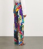 Orchidee Print Trousers