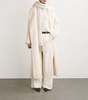 Wool Shearling Oversized Coat
