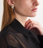 Yellow Gold and Diamond Croissant Earrings