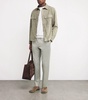 Cotton-Stretch Drawstring Trousers