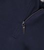 Cotton Zip-Up Polo Shirt