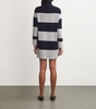 Wool-Cashmere Striped Mini Dress
