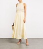 Linen-Blend Maxi Dress