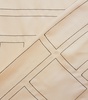 Monogram embroidered silk pants