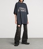 Fashion Designer Oversized T-shirt in Faded Black