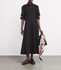 Cotton-Blend Midi Dress