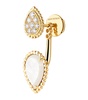 Yellow Gold Serpent Bohème Stud Earring