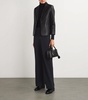 Crepe High-Waist Trousers