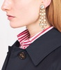 Pearl and Rhinestone Chandelier Earrings